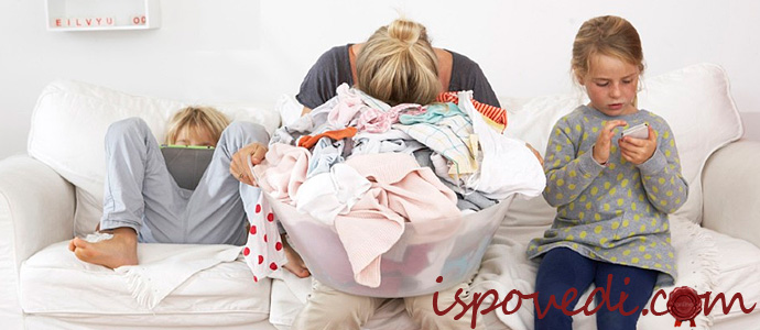 Муж не помогает с детьми