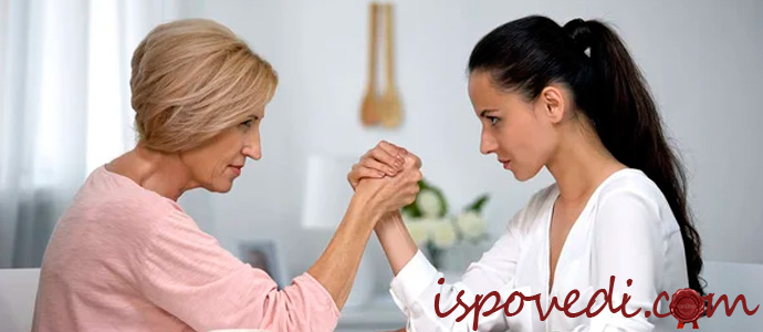 неевестка и свекровь соревнуются