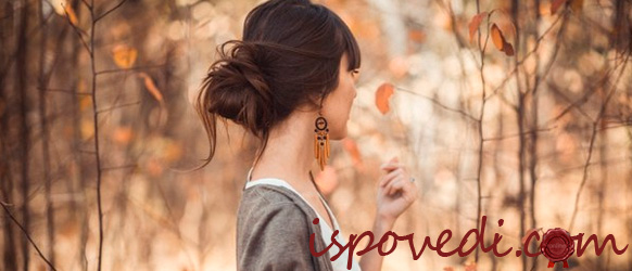 девушка в лесу