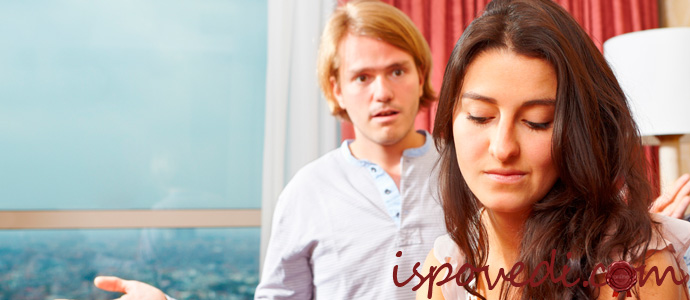 история недовольной парнем девушки