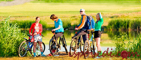 Велосипедная прогулка с друзьями